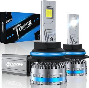 FAHREN 9007/HB5 Bulbs, 120W 32000LM, 6500K Cool White