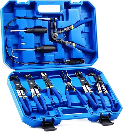 Orion Motor Tech 9pcs Hose Clamp Pliers Kit