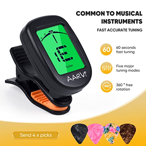 AARVI Guitar Tuner For All Instruments - Image 2