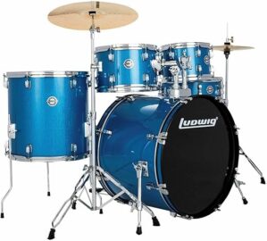 Ludwig Accent Drive Blue 5-Piece Drum Set