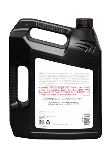 ACDelco Dexron VI Full Synthetic Transmission Fluid - Image 2