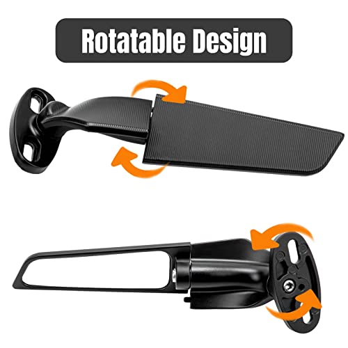 AceSupever Ninja 400 Adjustable Motorcycle Wing Mirrors - Image 4