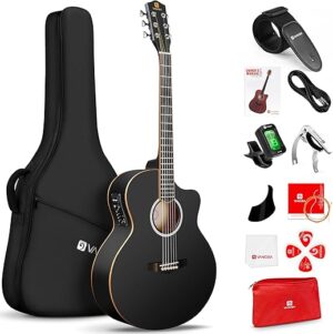 Vangoa Acoustic Electric Guitar Full Size Kit