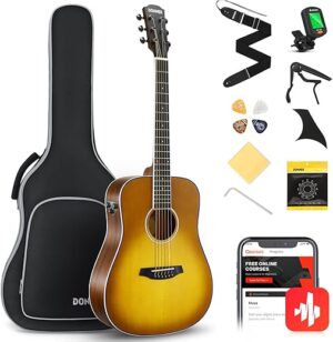 Donner Acoustic Electric Guitar Kit With Effects