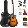 Donner Acoustic Guitar Beginner Full Size Bundle Kit