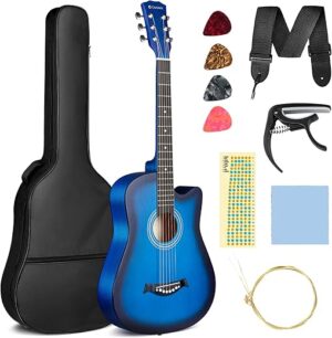 CAHAYA Acoustic Guitar Starter Kit, 38 Inch