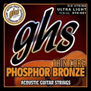 GHS Strings Acoustic Guitar Strings, Bronze (TCB-UL)