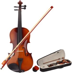 Kcelarec Acoustic Violin Starter Kit With Case