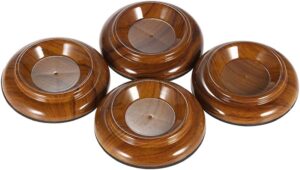 HUIOP Acrylic Upright Piano Caster Cups Set