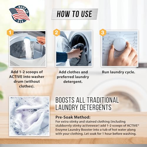 ACTIVE Enzyme Laundry Booster Odor Remover - Image 3