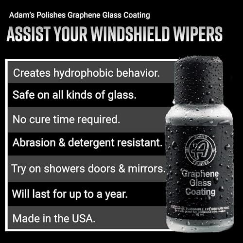 Adam's Polishes Graphene Glass Coating (30ml) - Water Repellent - Image 2