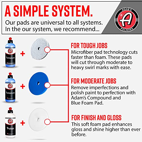 Adam's Polishes Premium Polisher Pads Bundle - Expertly Designed - Image 5