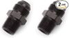 Edelbrock Adapter, 6 Flare X 3/8″ Npt, Black