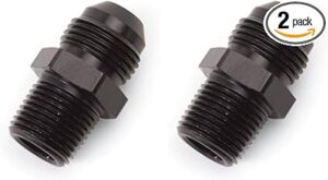 Edelbrock Adapter, 6 Flare X 3/8″ Npt, Black
