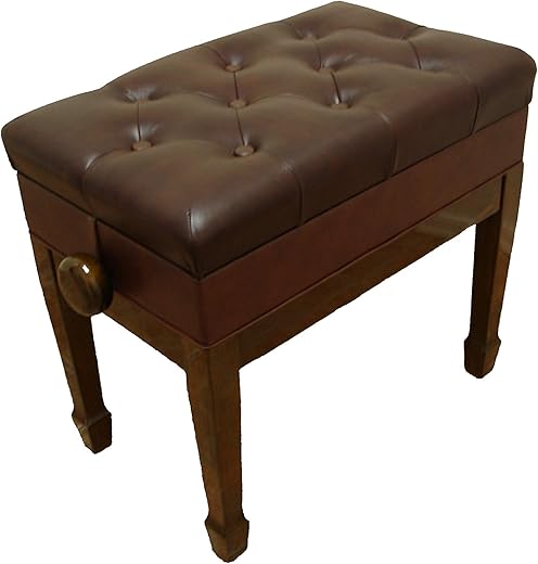 CPS Imports Adjustable Artist Piano Bench With Storage
