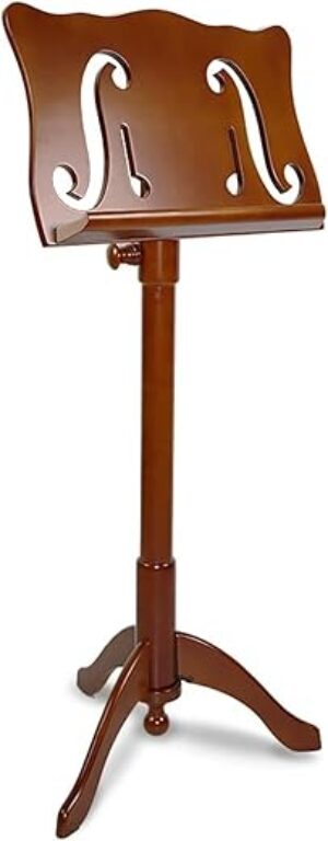 TXGJWRA Adjustable Classic Wooden Music Stand