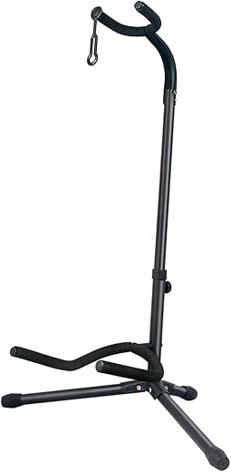 GLEAM Adjustable Folding Guitar Stand Black (CG-4)