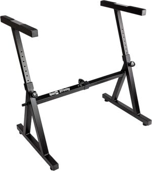 RockJam Adjustable Heavy Duty Keyboard Stand (RJZZ363)