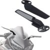 AULLY PARK Adjustable Motorcycle Rearview Mirrors Compatible
