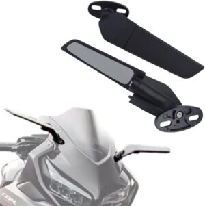 AULLY PARK Adjustable Motorcycle Rearview Mirrors Compatible