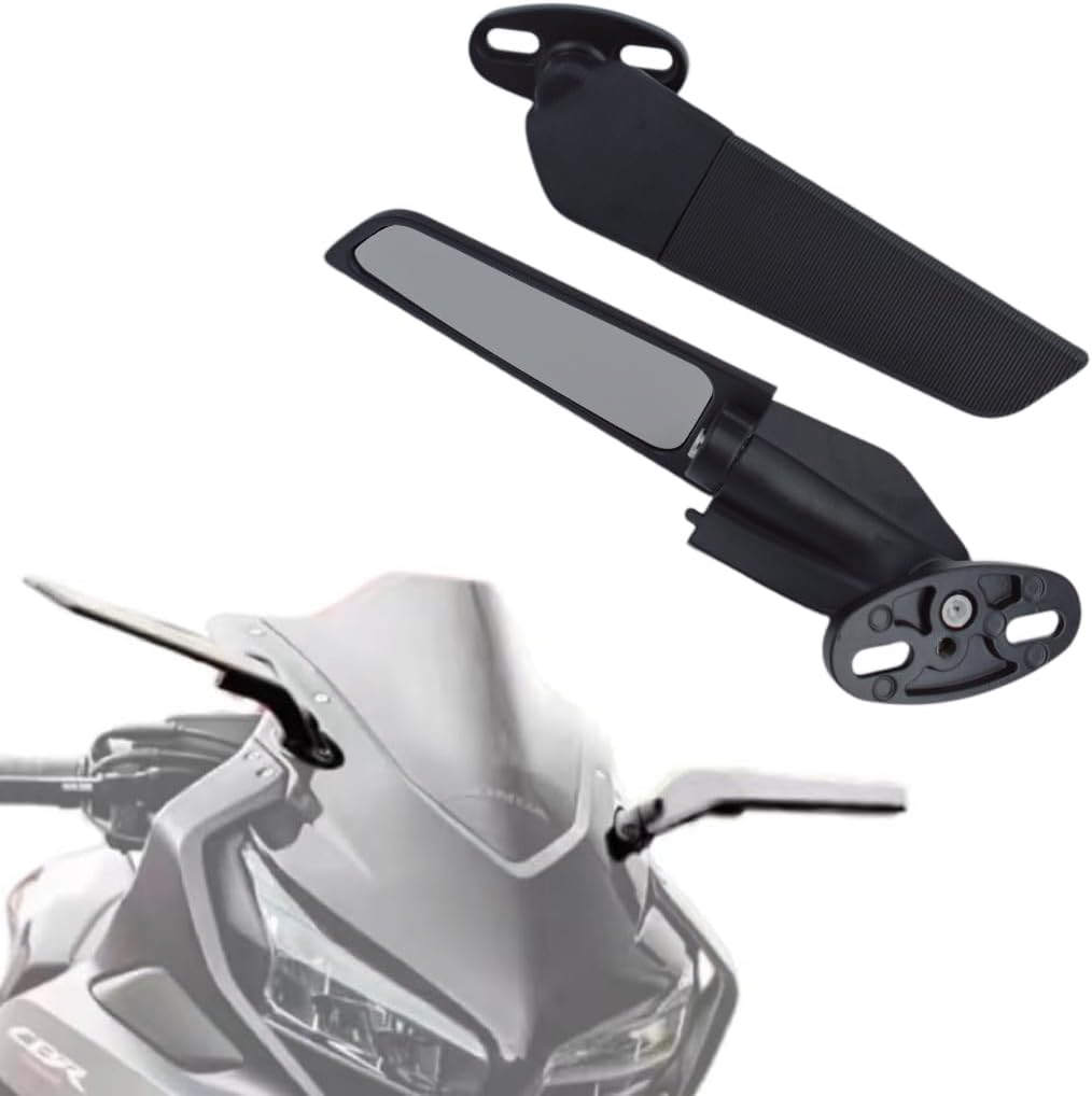 AULLY PARK Adjustable Motorcycle Rearview Mirrors Compatible