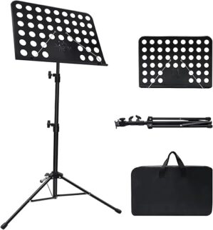 Mdvora Adjustable Music Stand With Carrying Bag