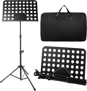 Nizonlaie Adjustable Portable Music Stand With Bag
