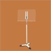 TXGJWRA Adjustable Transparent Acrylic Music Stand