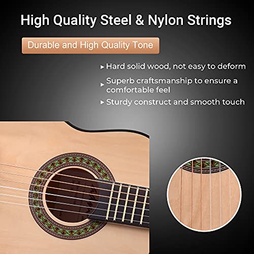 adm Beginner Acoustic Classical Guitar 30 Inch Bundle - Image 2