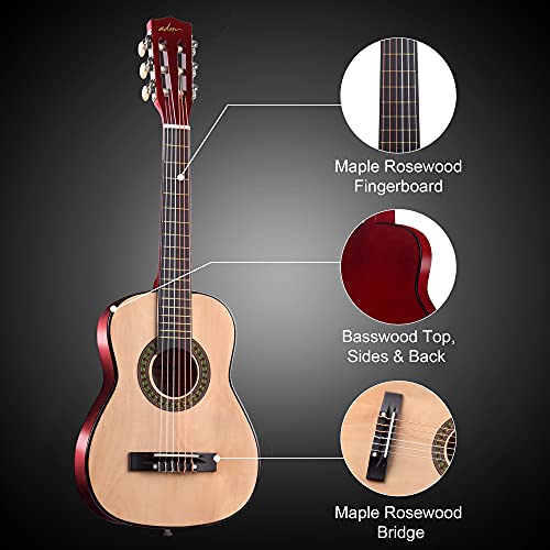 adm Beginner Acoustic Classical Guitar 30 Inch Bundle - Image 3