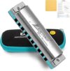East top Advanced Blues Harmonica Key Of C