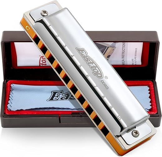East top Advanced Diatonic Harmonica Key Of C