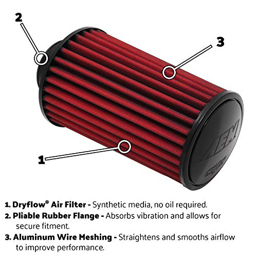 AEM 21-202DK DryFlow Air Filter - Image 2