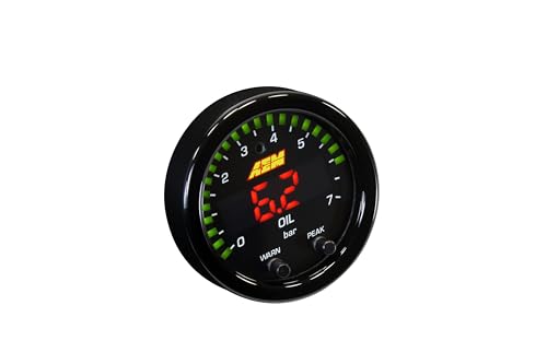 AEM X-Series Pressure Gauge, Black, 30-0301 - Image 2