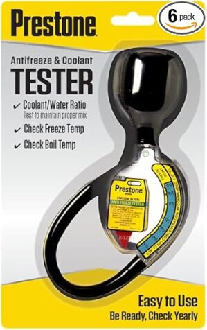 Prestone AF-1420-6PK Antifreeze Coolant Tester (6-Pack)