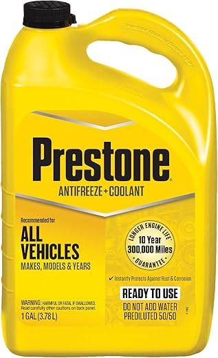 Prestone AF2100-6PK Extended Life Antifreeze, 1 Gallon