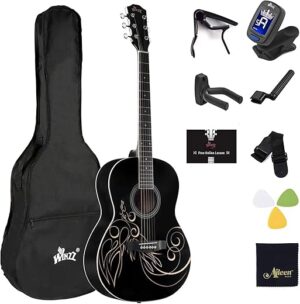 WINZZ AF227A 39 Inches Concert Acoustic Guitar