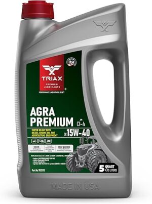 Triax Agra Premium 15W-40 Diesel Oil (5 Quart)
