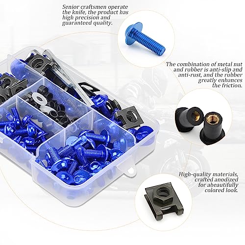 AICEL 177 Pcs Motorcycle Fairing Bolt Kit - Image 4