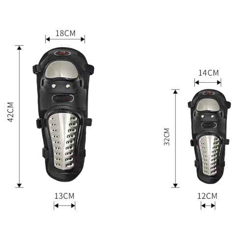 Aikelai Alloy Steel Motorcycle Knee & Elbow Pads - Image 4