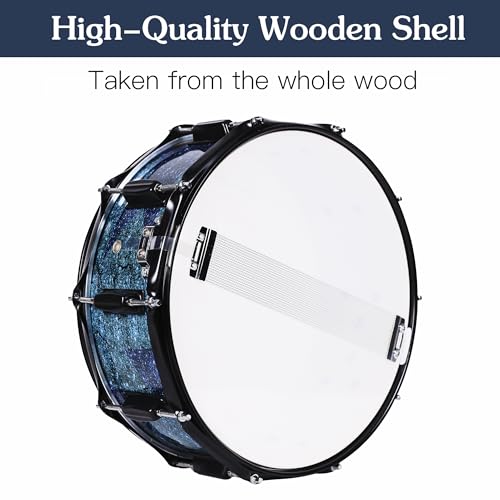 Aileen SD300M-BS Snare Drum Set, Blue Star - Image 4