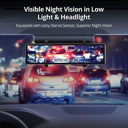 AKASO DL12 2.5K Mirror Dash Cam Voice Control - Image 5