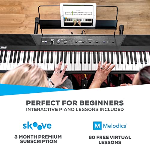Alesis Digital Piano Bundle - 88 Semi Weighted Keys - Image 2