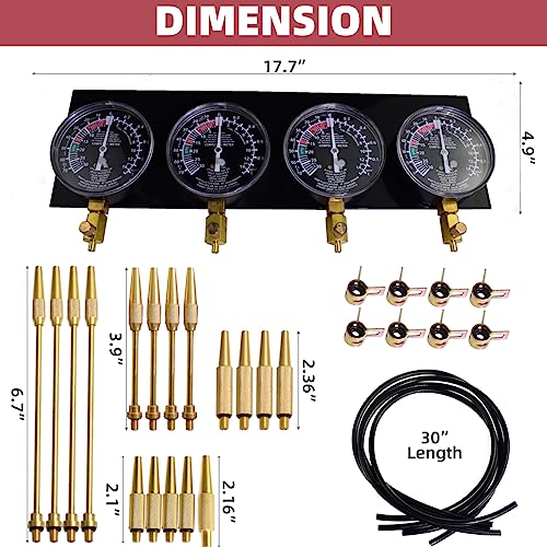 Alltooetools Universal Vacuum Carburetor Synchronizer Tool Kit - Image 2
