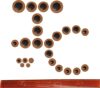 Instrument Clinic Alto Saxophone Pad Set With Shellac