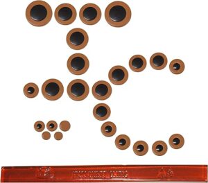 Instrument Clinic Alto Saxophone Pad Set With Shellac