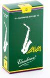 Vandoren Alto Saxophone Reed, JAVA Green SR262