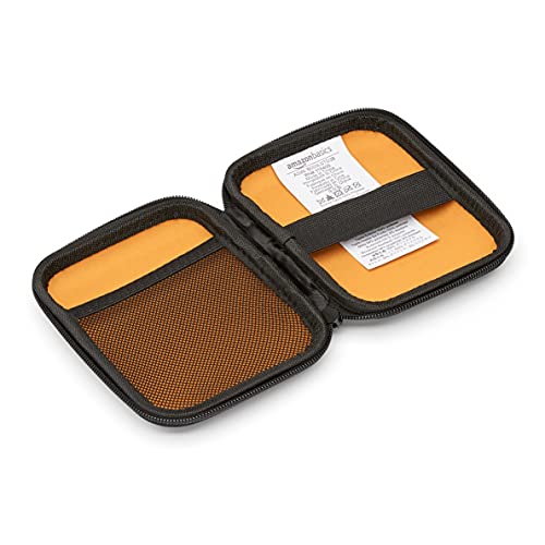 Amazon Basics Small Hard Shell Carrying Case, Black - Image 5
