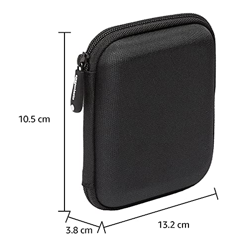 Amazon Basics Small Hard Shell Carrying Case, Black - Image 2