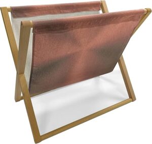 Ambesonne Abstract Magazine And Book Holder